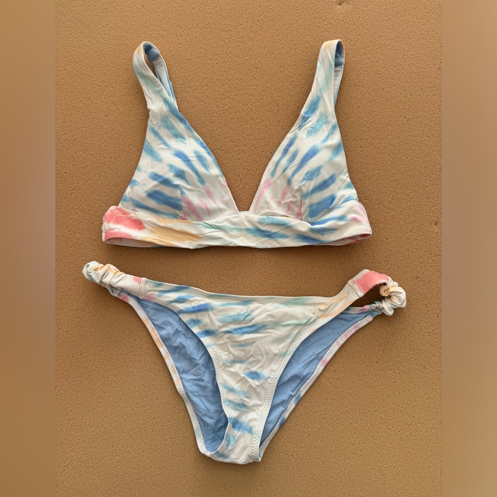 Rip curl tie-dye bikini